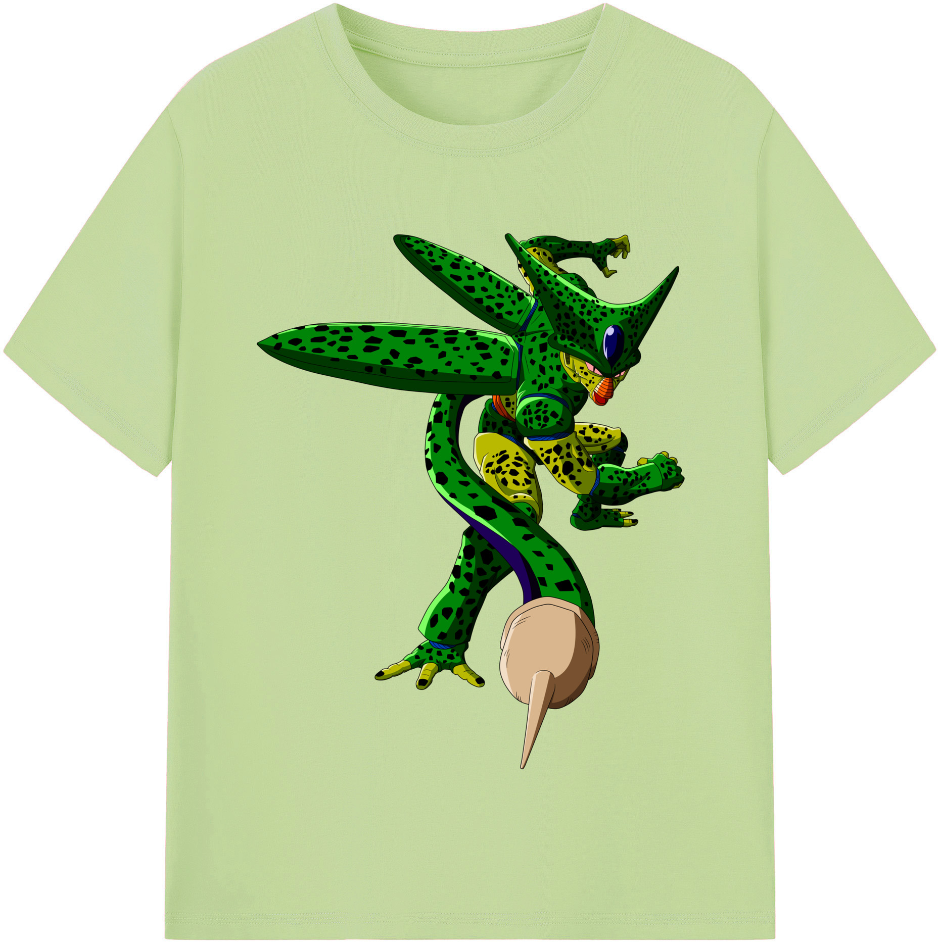 （画像用） ドラゴンボール セル DRAGON BALL Cell 綿100％半袖Tシャツ（フロントプリント）